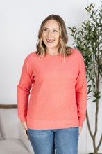 Load image into Gallery viewer, Corrine Ribbed Pullover Top - Coral