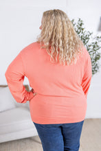 Load image into Gallery viewer, Corrine Ribbed Pullover Top - Coral