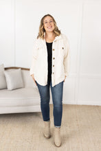 Load image into Gallery viewer, Fleece Shacket - Cream