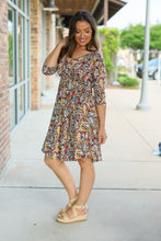 Load image into Gallery viewer, Taylor Dress - Mocha Floral