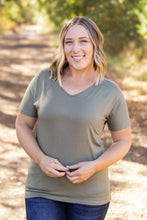 Load image into Gallery viewer, Chloe Cozy Tee - Olive