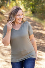 Load image into Gallery viewer, Chloe Cozy Tee - Olive