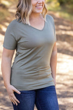 Load image into Gallery viewer, Chloe Cozy Tee - Olive