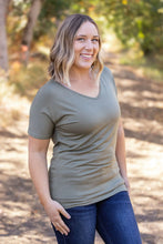 Load image into Gallery viewer, Chloe Cozy Tee - Olive