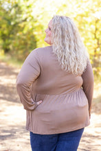 Load image into Gallery viewer, Long Sleeve Sarah Ruffle - Mocha