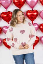 Load image into Gallery viewer, Sparkle Hearts Sweater