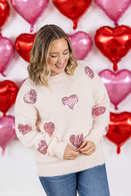 Load image into Gallery viewer, Sparkle Hearts Sweater