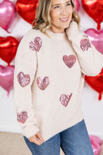 Load image into Gallery viewer, Sparkle Hearts Sweater