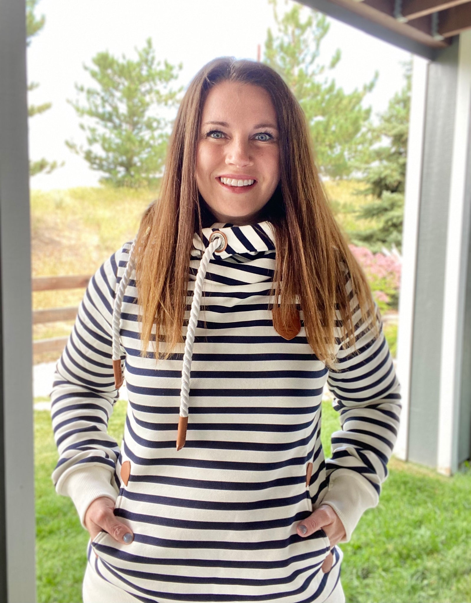 Women's Bears Stripe Hoodie